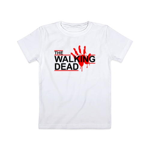 Детская футболка The Walking Dead, кровавый след