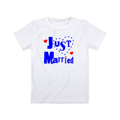 Детская футболка Just married 3