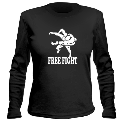 Женский лонгслив Free Fight