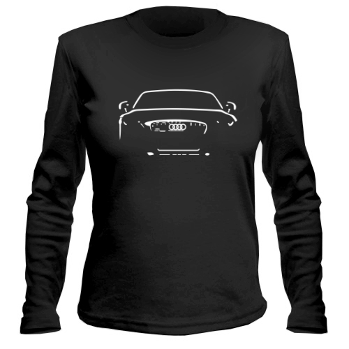Женский лонгслив Audi Car