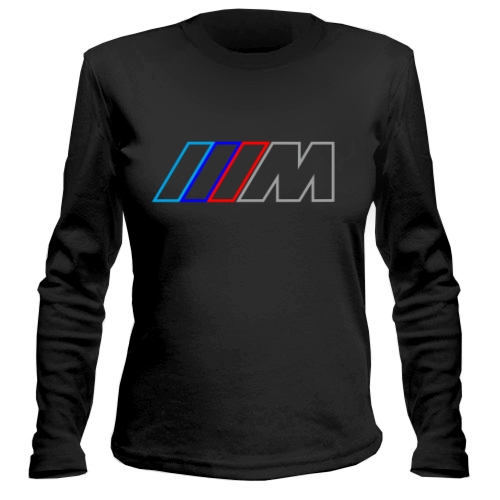 Женский лонгслив BMW M контур