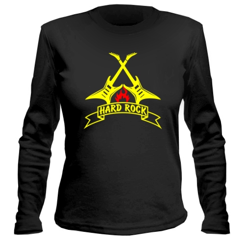 Женский лонгслив Hard rock