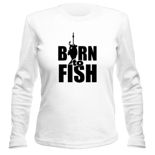 Женский лонгслив Born Fish