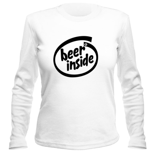 Женский лонгслив Beer Inside