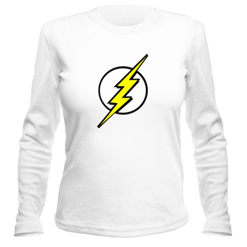 Женский лонгслив Флэш (the flash)