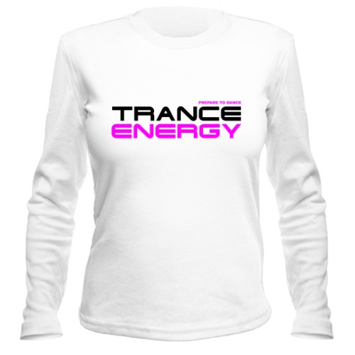 Женский лонгслив Trance energy