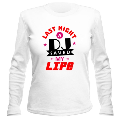 Женский лонгслив DJ Life
