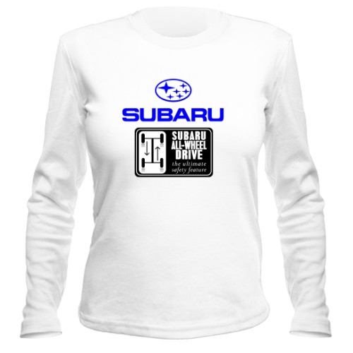 Женский лонгслив Subaru