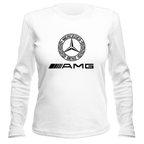 Женский лонгслив Mercedec (AMG)