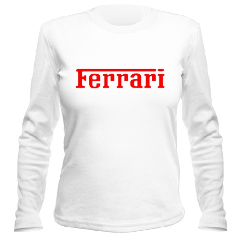 Женский лонгслив Ferrari