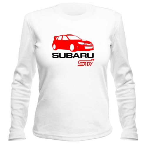 Женский лонгслив Subaru STI