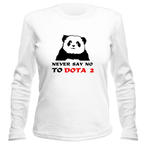 Женский лонгслив Dota 2 (панда)