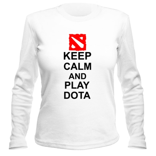 Женский лонгслив Play Dota