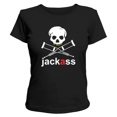 Женская футболка Jackass