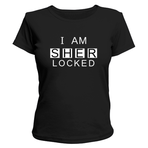 Женская футболка I Am Sherlocked