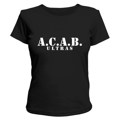 Женская футболка ACAB Ultras