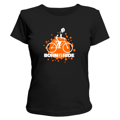 Женская футболка Born 2 Ride