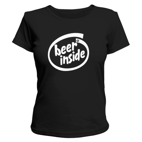 Женская футболка Beer Inside