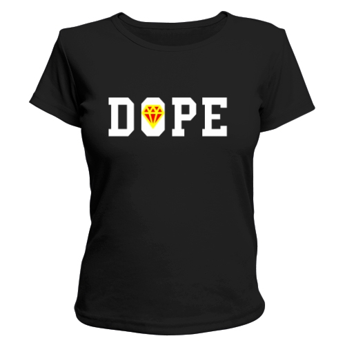 Женская футболка Dope