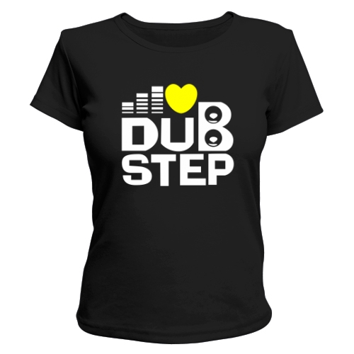 Женская футболка Dubstep