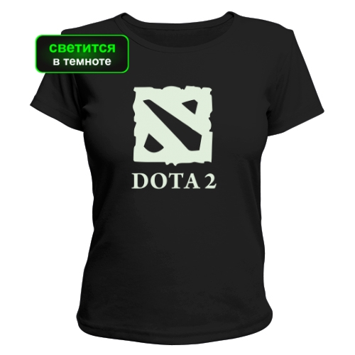 Женская футболка Dota 2 (светится)