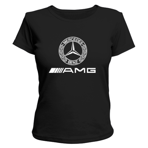 Женская футболка Mercedec (AMG)
