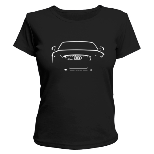 Женская футболка Audi Car