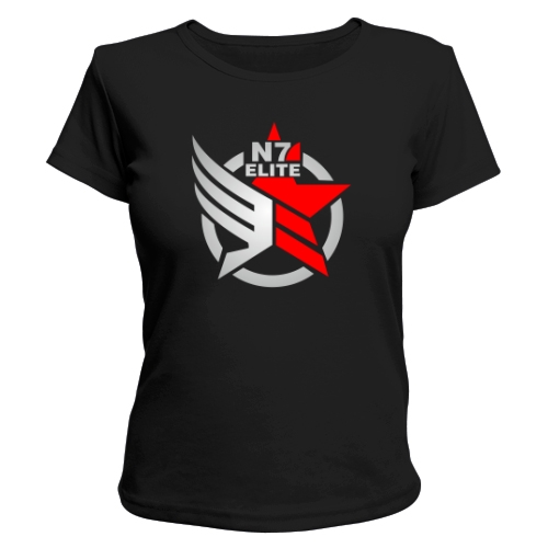 Женская футболка N7 Mass Effect