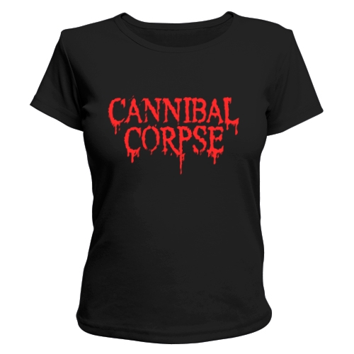 Женская футболка Cannibal corpse