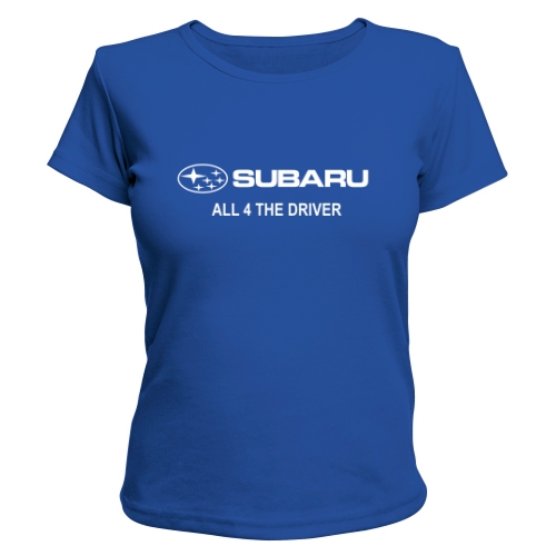 Женская футболка Subaru 2