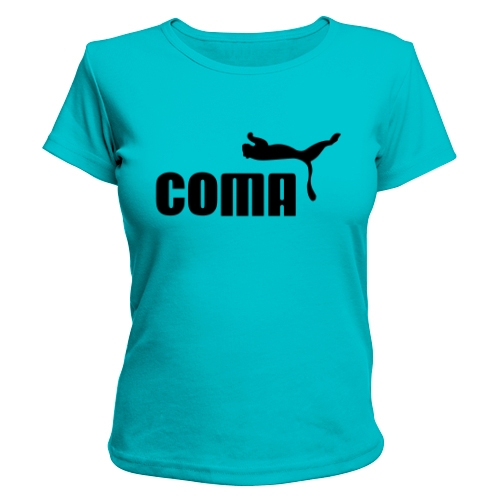 Женская футболка Coma