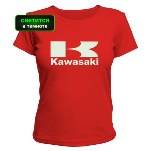 Женская футболка Kawasaki (светится)