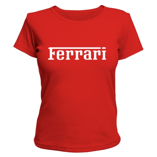Женская футболка Ferrari