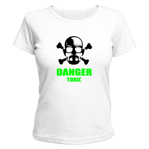 Женская футболка Danger Toxic