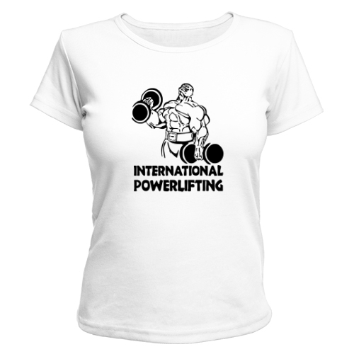 Женская футболка Internacional powerlifting