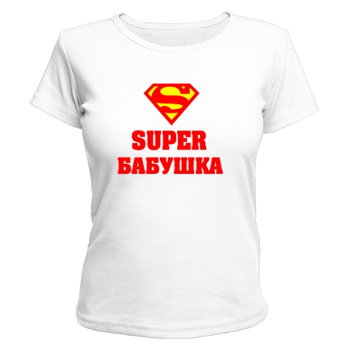 Женская футболка Супер Бабушка