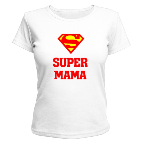 Женская футболка Super Мама 2