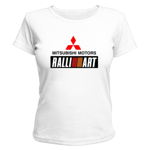 Женская футболка Mitsubishi Ralliart