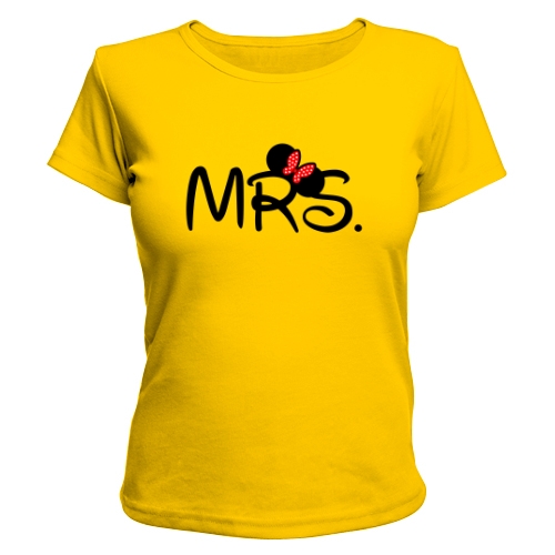 Женская футболка Mrs с ушками