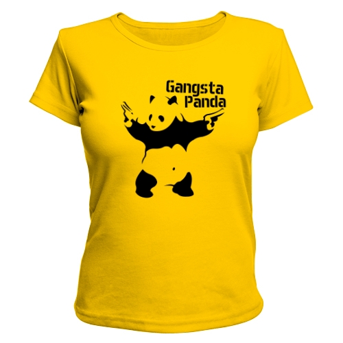 Женская футболка Gangsta Panda