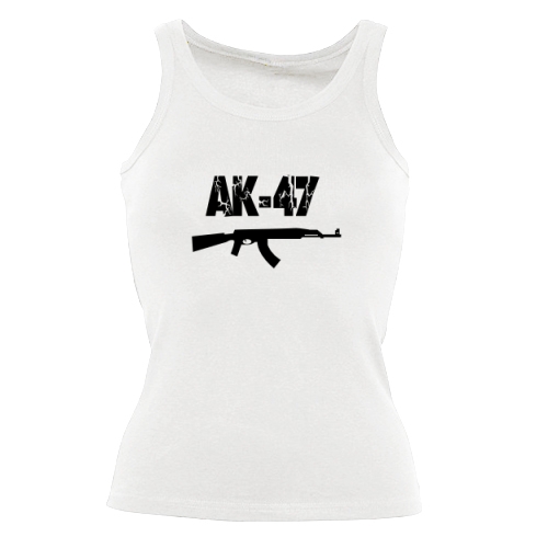 Женская майка АК-47 (рэп)