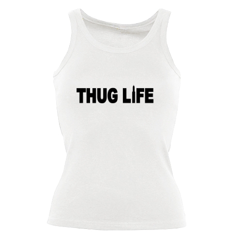 Женская майка Thug life