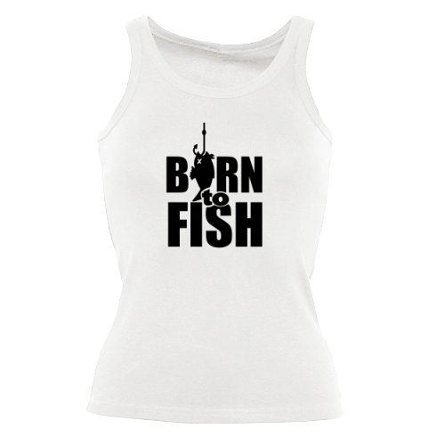 Женская майка Born Fish