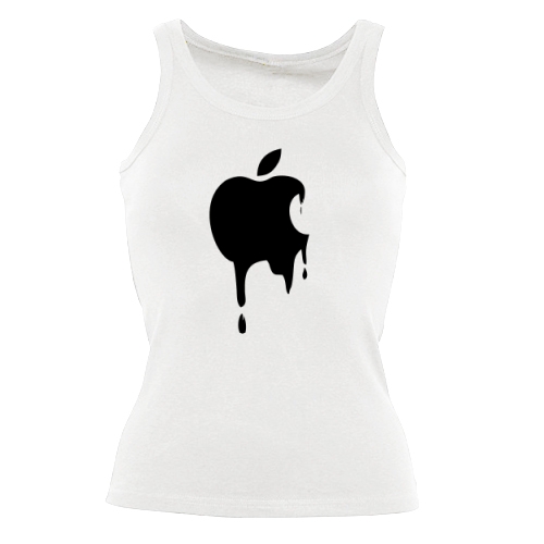 Женская майка Стекающий Apple