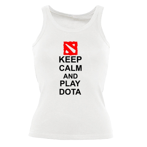 Женская майка Play Dota
