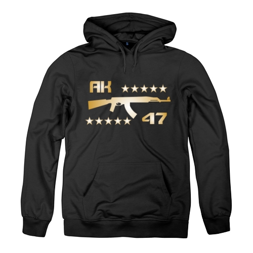 Женская толстовка АК - 47 золото