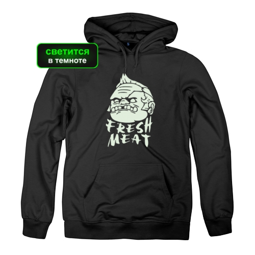 Женская толстовка Fresh meat (светящаяся)