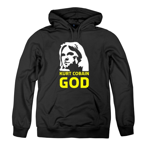 Женская толстовка Kurt Cobain is god