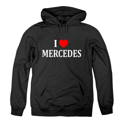Женская толстовка Я Люблю Мерседес
