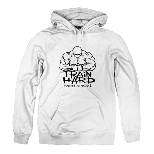 Женская толстовка Train hard fight easy